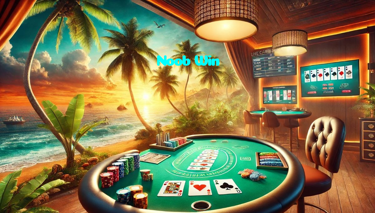 Noob Win casino presented on mobile device in Pakistan with slots and live games